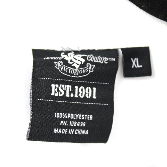 Victorious Urban Couture "MEXICO" Track Jacket White Red Green Band Men's Sz XL - Picture 4 of 5